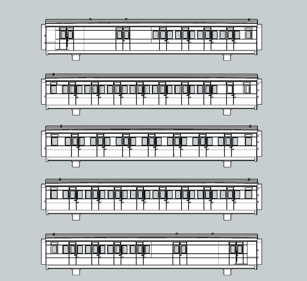 (image for) LSWR Ironclad Bournemouth Set 5 Coach Bundle